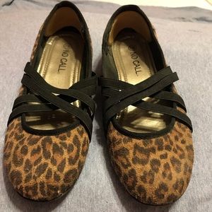 Cheetah print flats